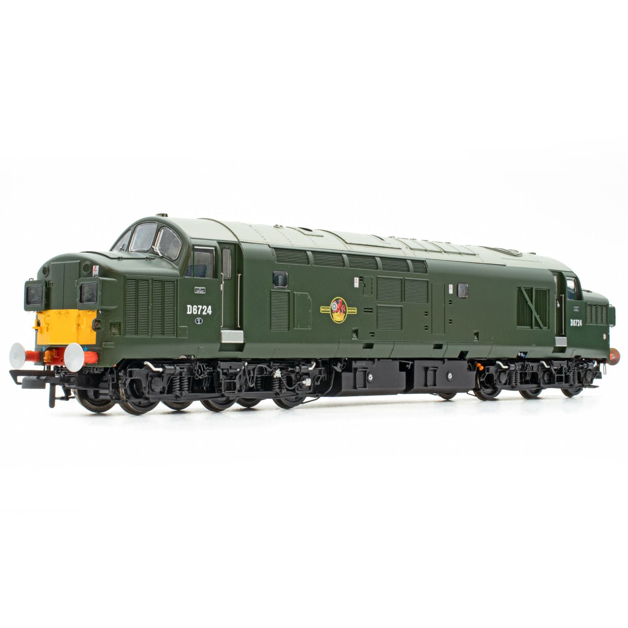 BR Class 37 - BR Green (Small Yellow Panels) - D6724 - DCC Sound
