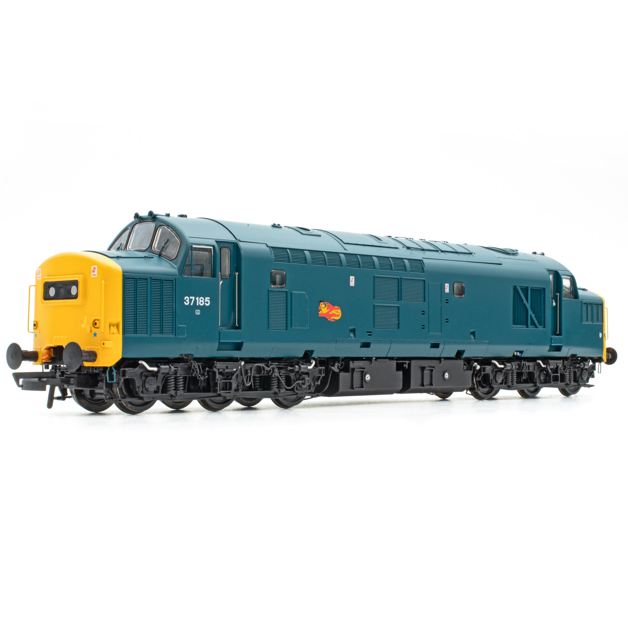 BR Class 37 - BR Blue (Cornish Lizard) - 37185 - DCC Sound