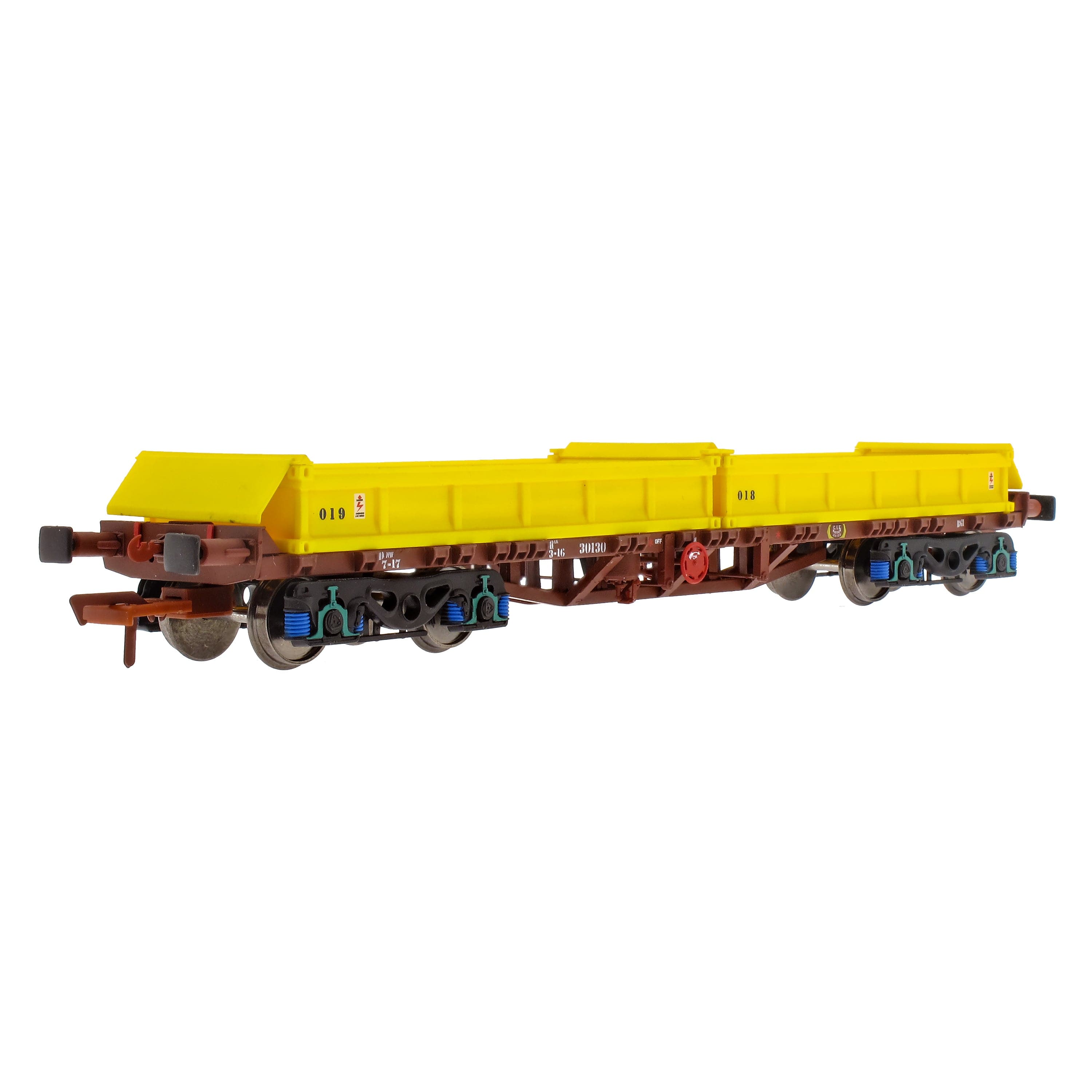 CIÉ/IR 42'Flat-Twin Pack B-Wagons à déblais