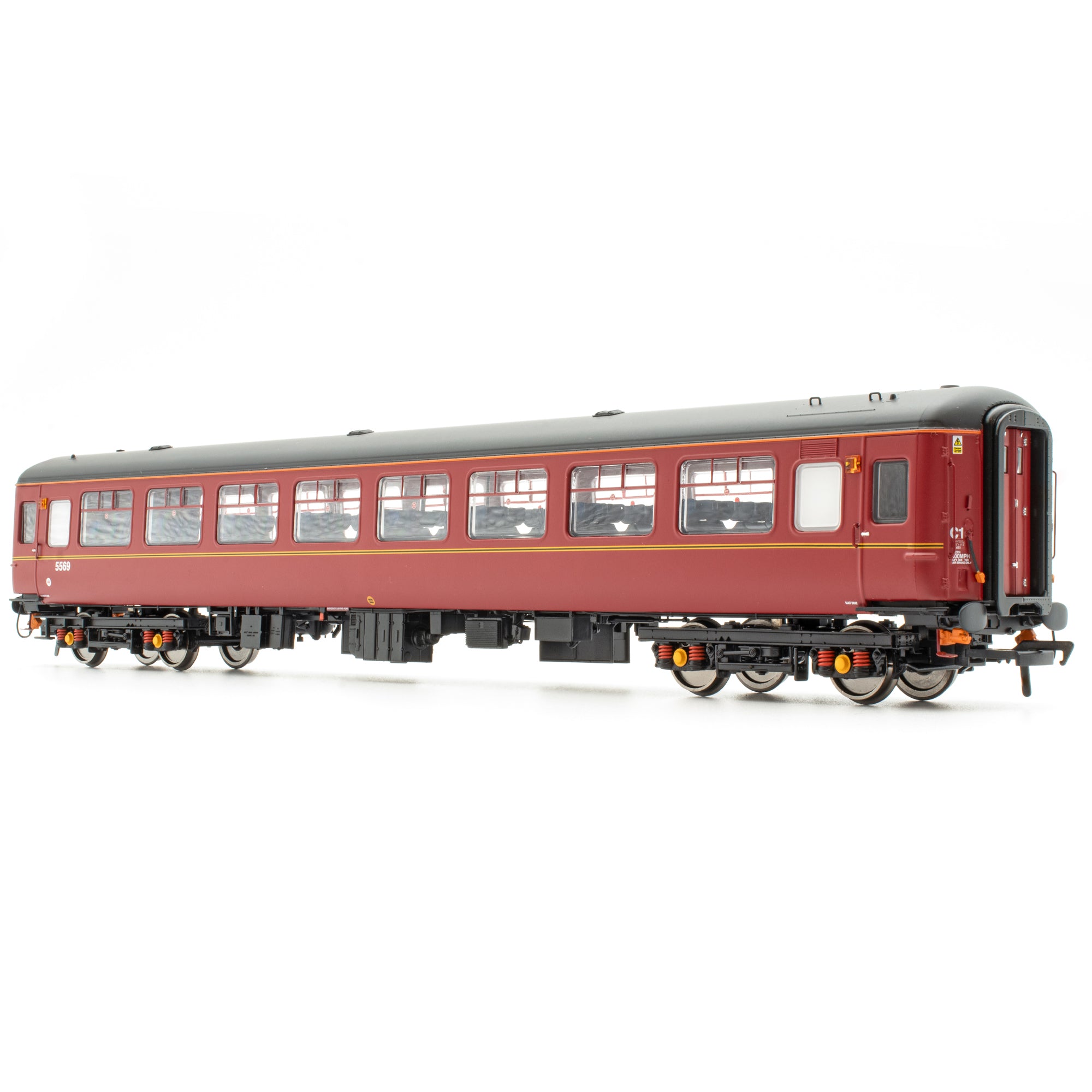 BR Mk. 2c (petite fenêtre de toilette) TSO 5569 Maroon (Sud du Pays de Galles et Ouest) 