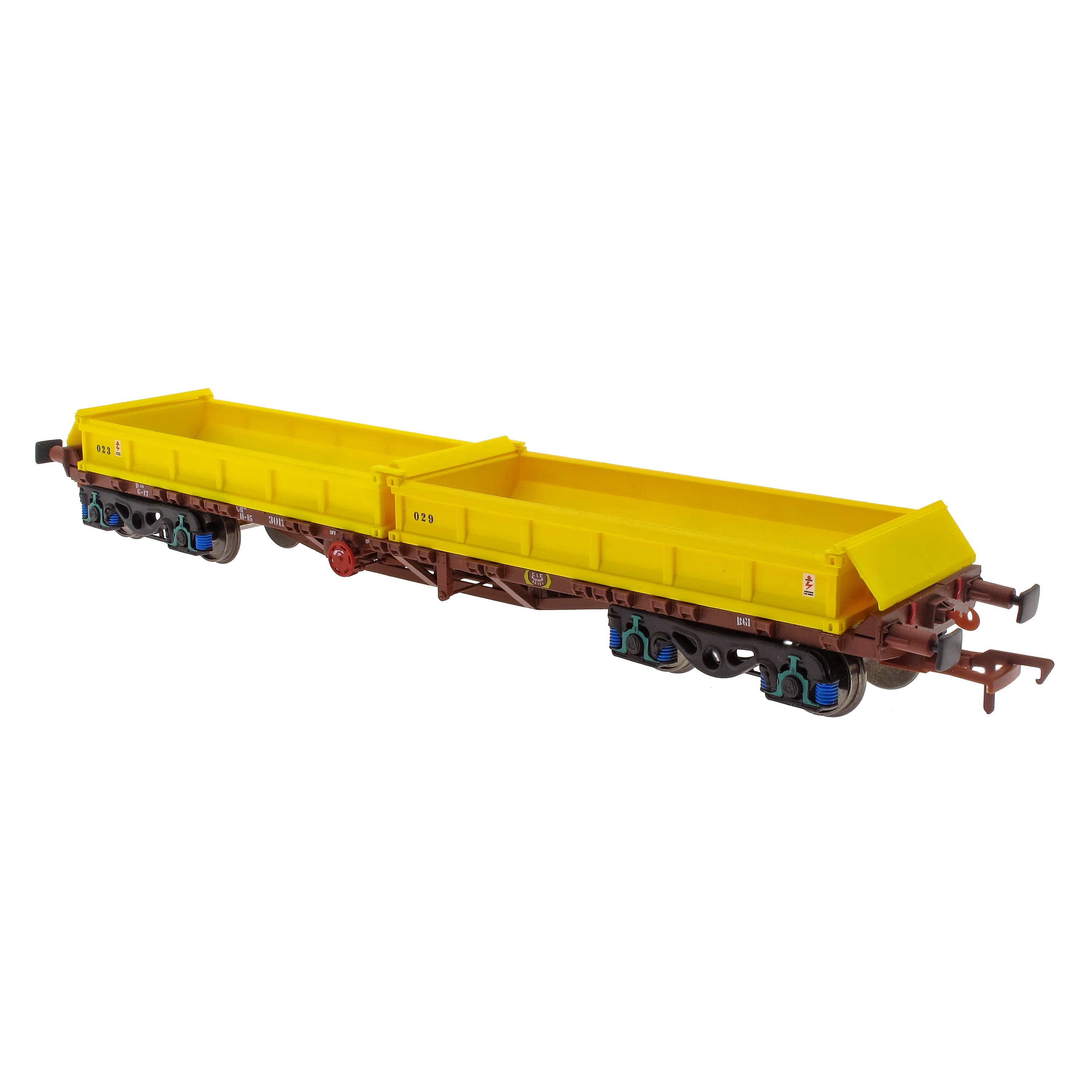 CIÉ/IR 42'Flat-Twin Pack B-Wagons à déblais