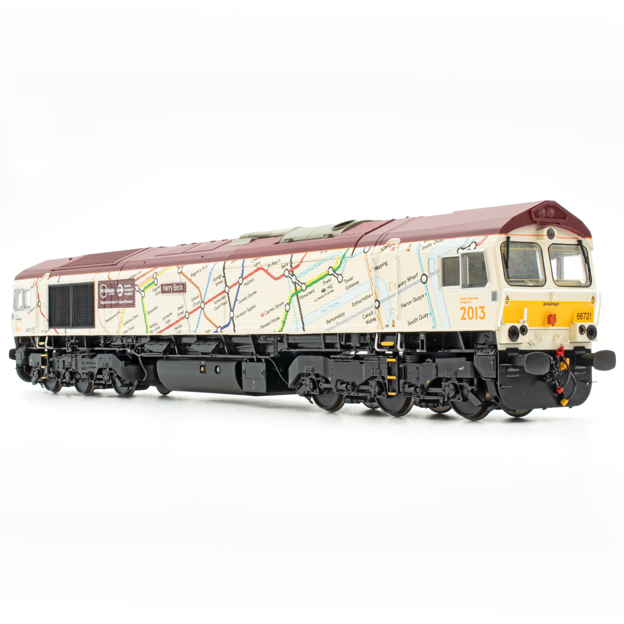 Class 66 - GBRF/LTM White - 66721