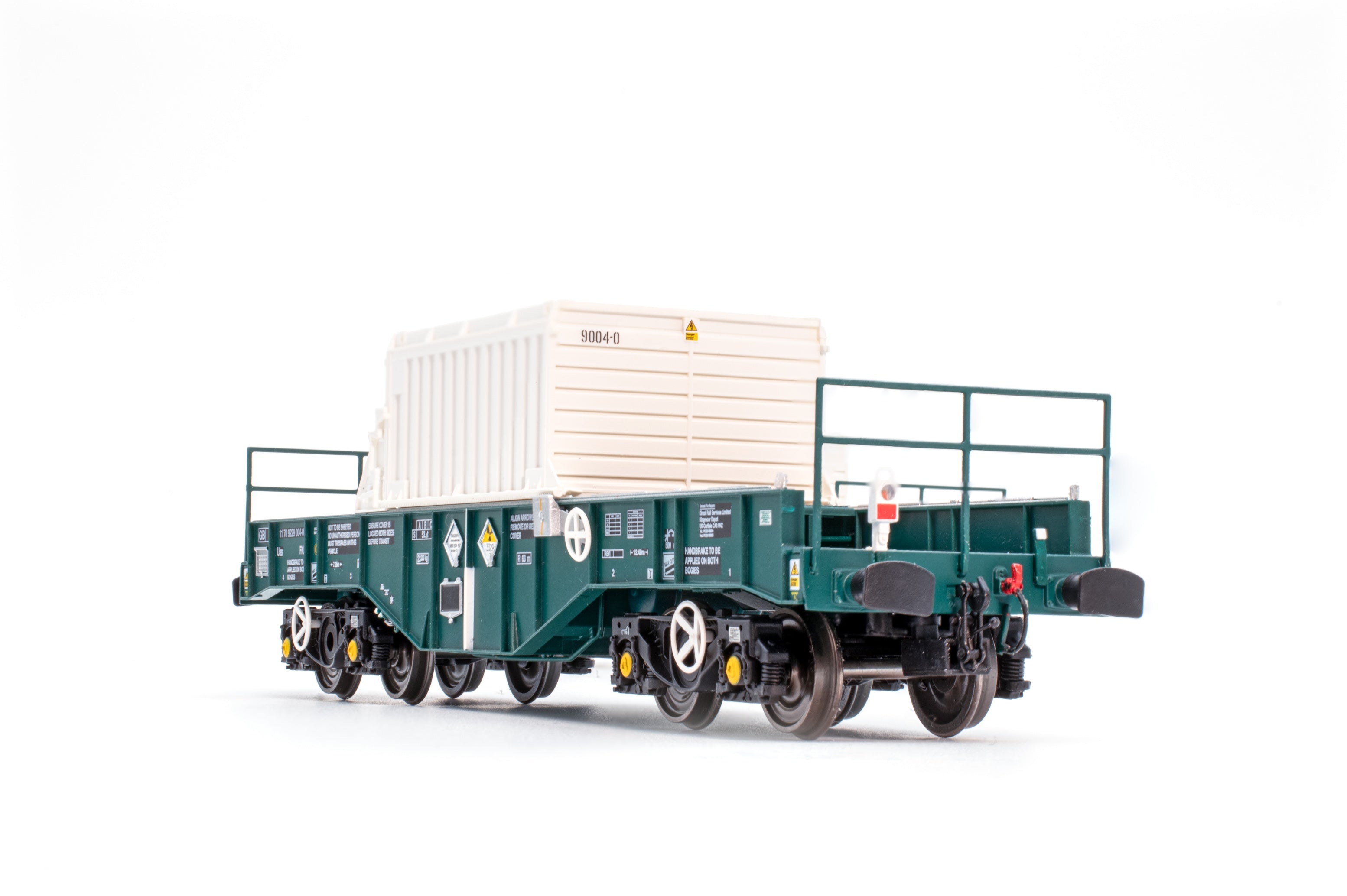 Porte-flacon nucléaire FNA-D « Nouvelle génération » -Bleu sarcelle-Pack double B