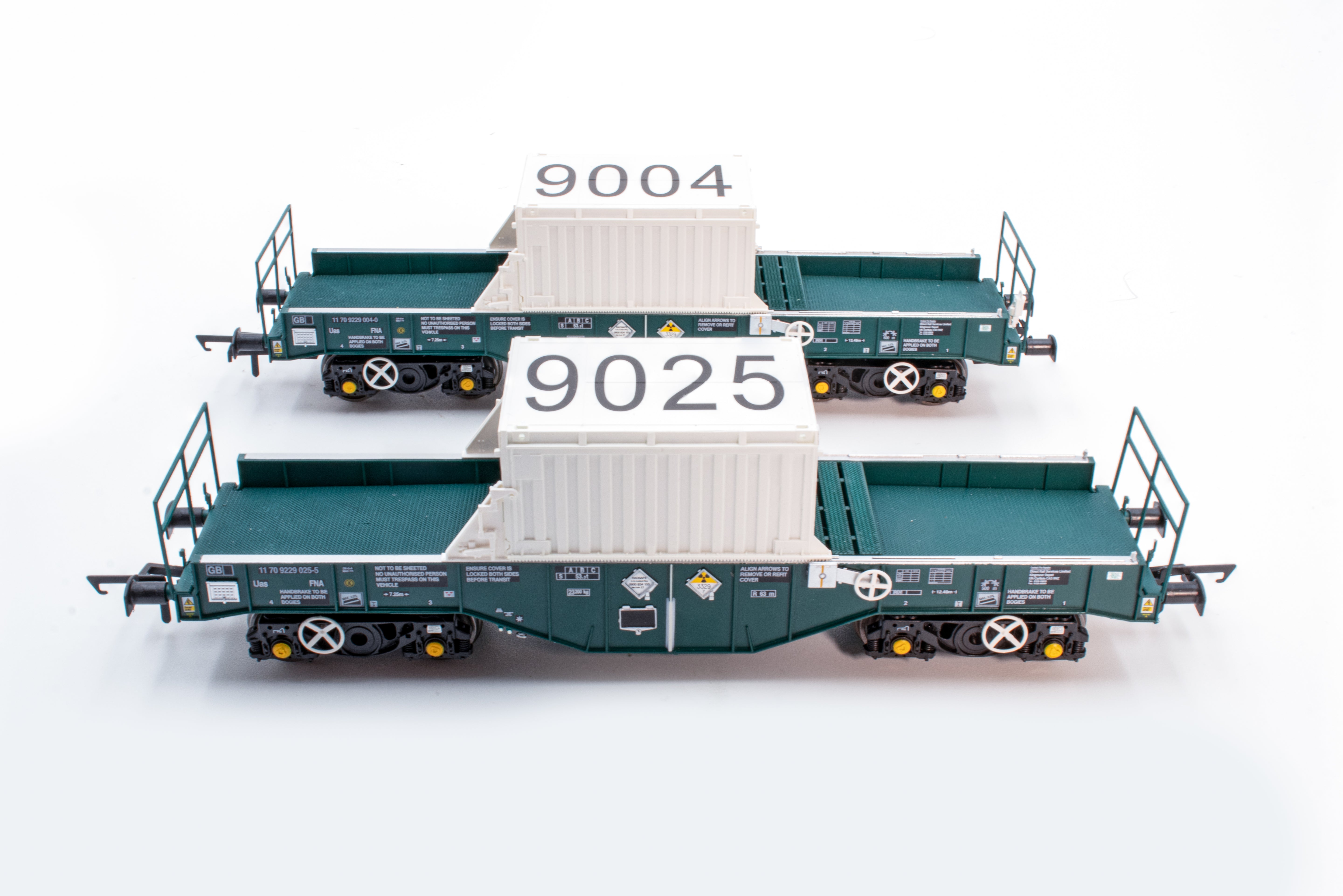 Porte-flacon nucléaire FNA-D « Nouvelle génération » -Bleu sarcelle-Pack double B