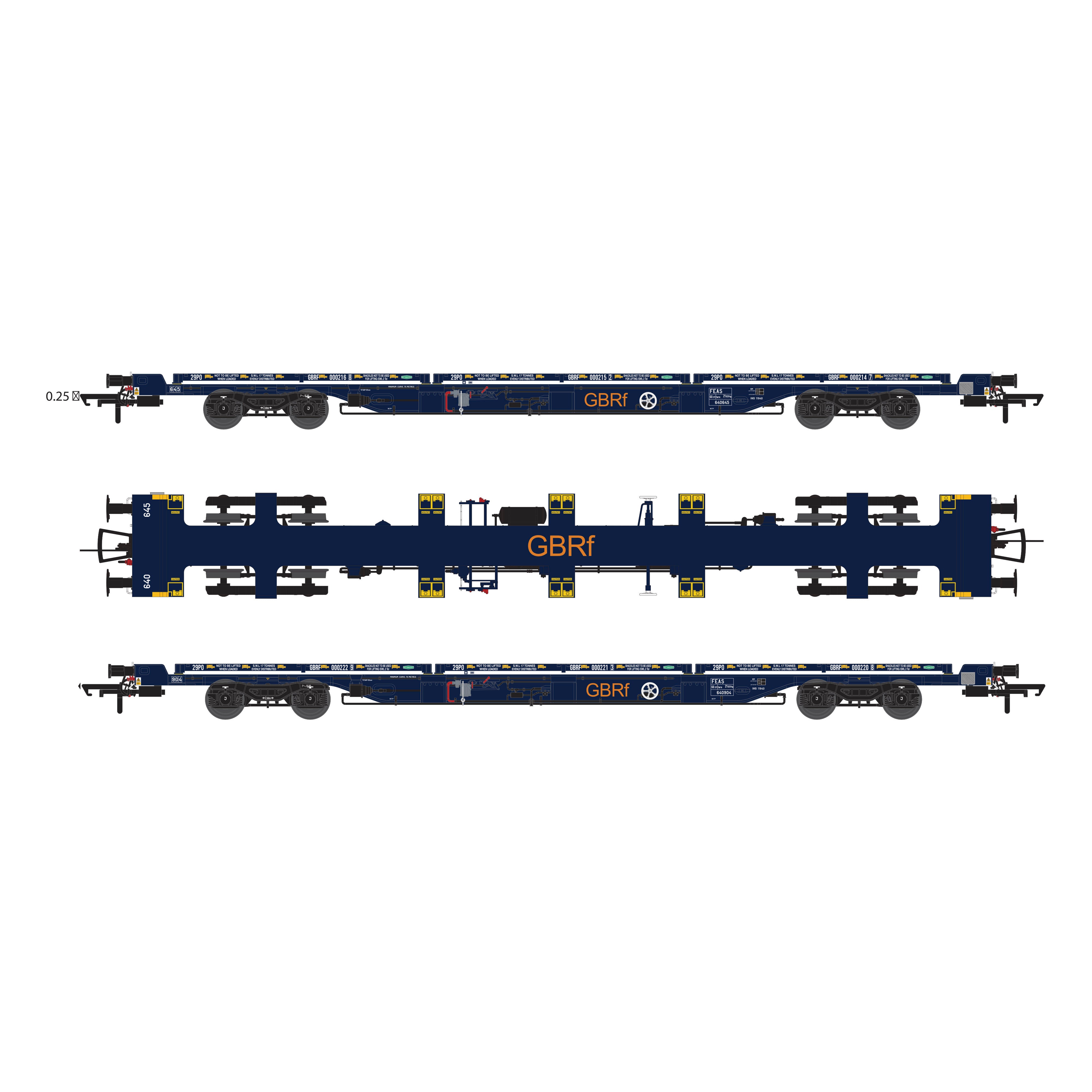 FEA-S GBRf bleu avec modules saumon - Pack double 1