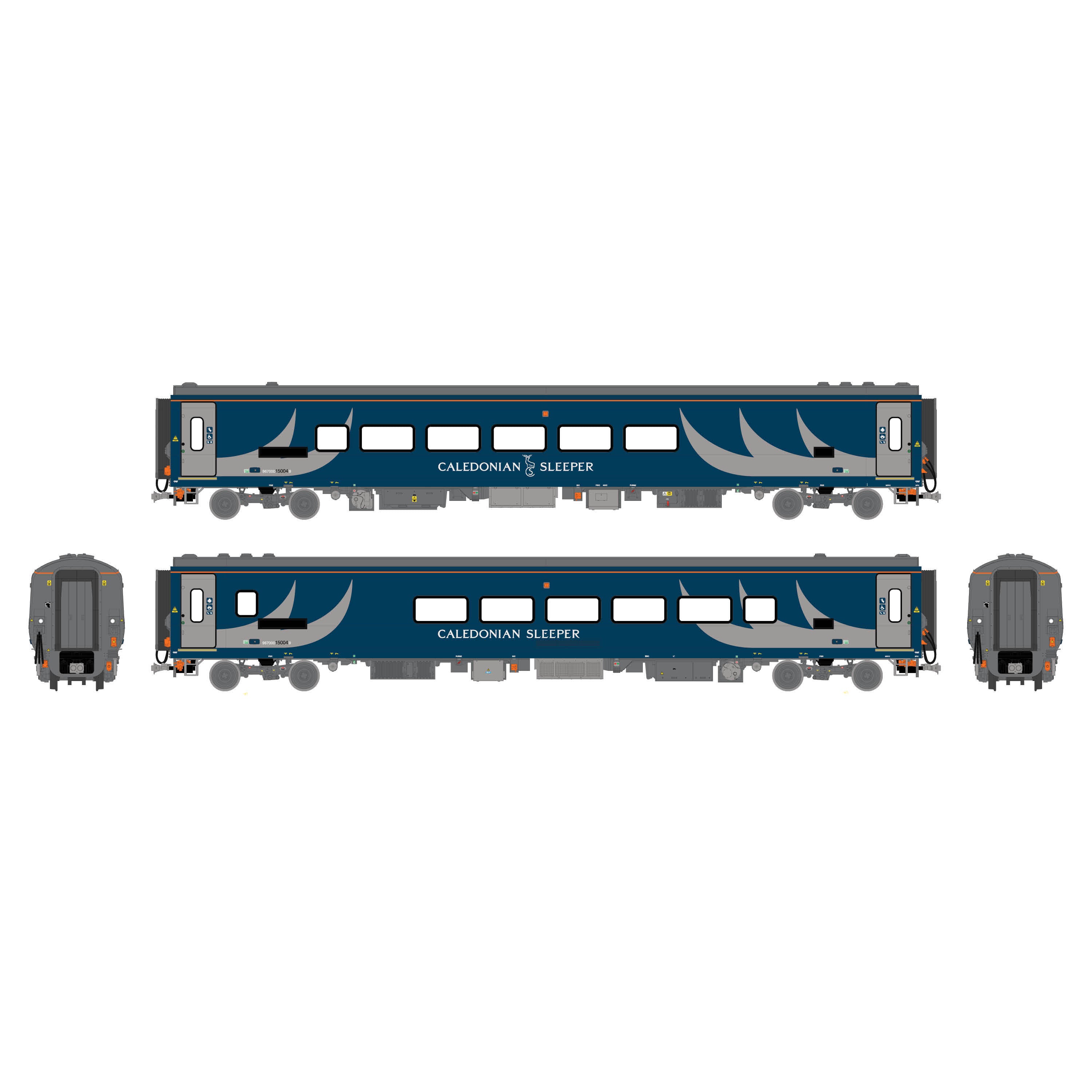 CAF Mk.5 Seated Coach 15004 Caledonian Sleeper