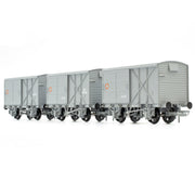 CIE Bulleid Pallet Van - Grey (CIE roundel era) - Pack 3