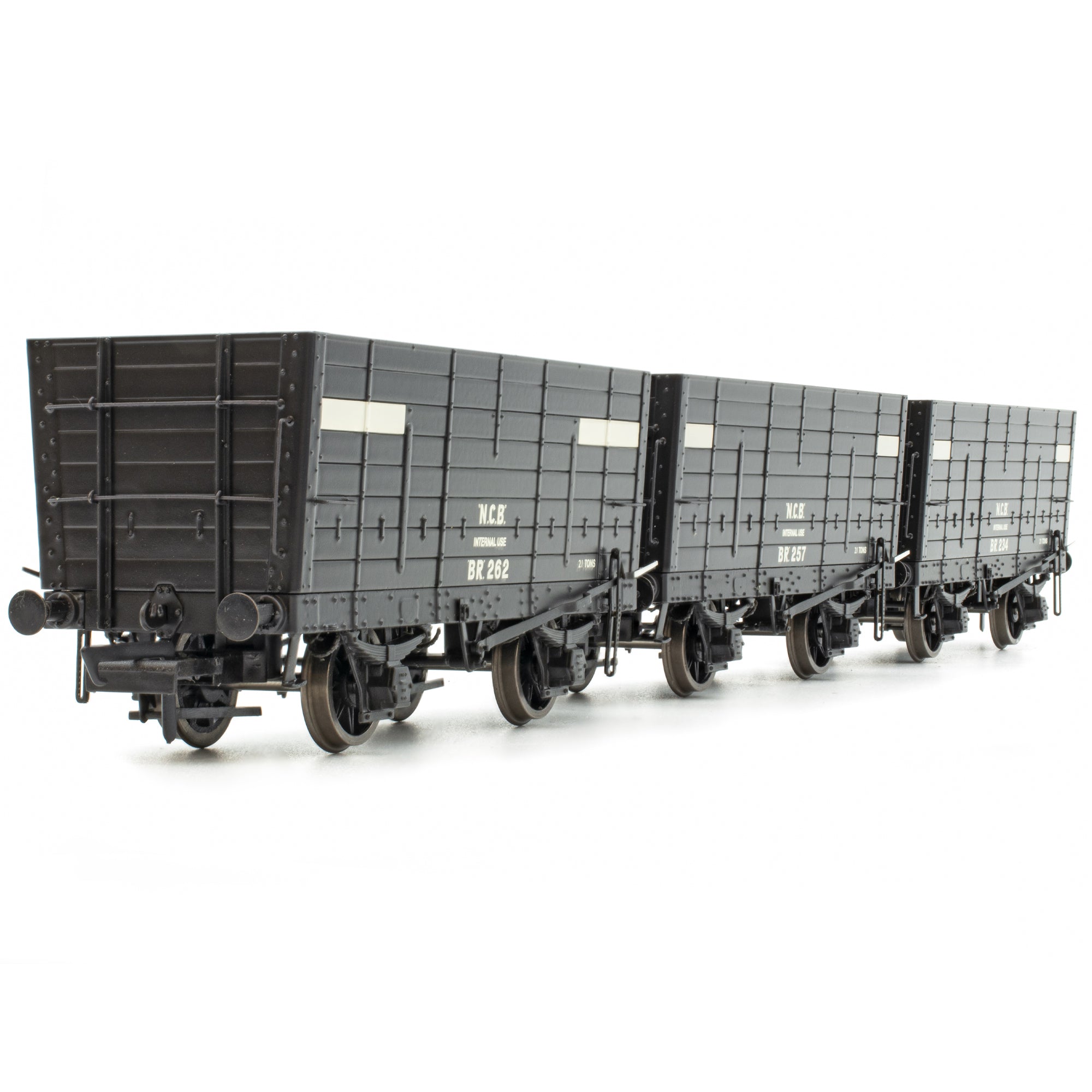 P7 Hopper - NCB (Brodsworth) Black, with white planks - Triple Pack