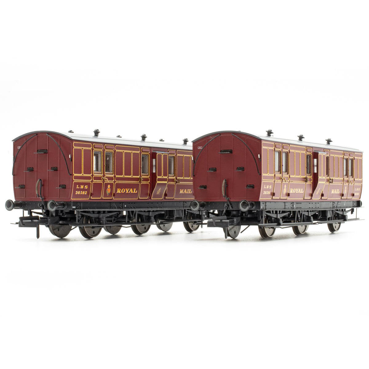 Genesis 6w - LMS Lined Crimson Lake/Royal Mail - Twin Pack G