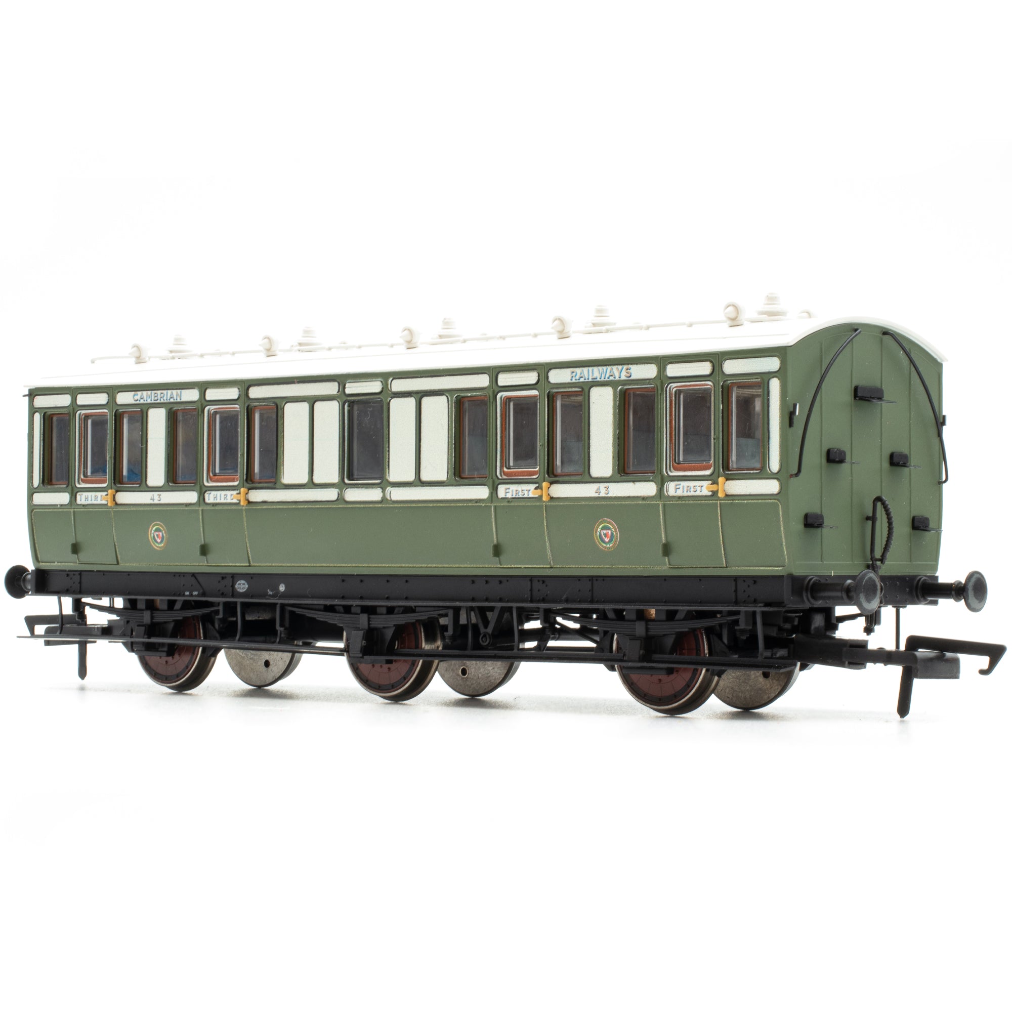 Genesis 6w - Cambrian Railways Lined Bronze Green/Cream - Twin Pack H