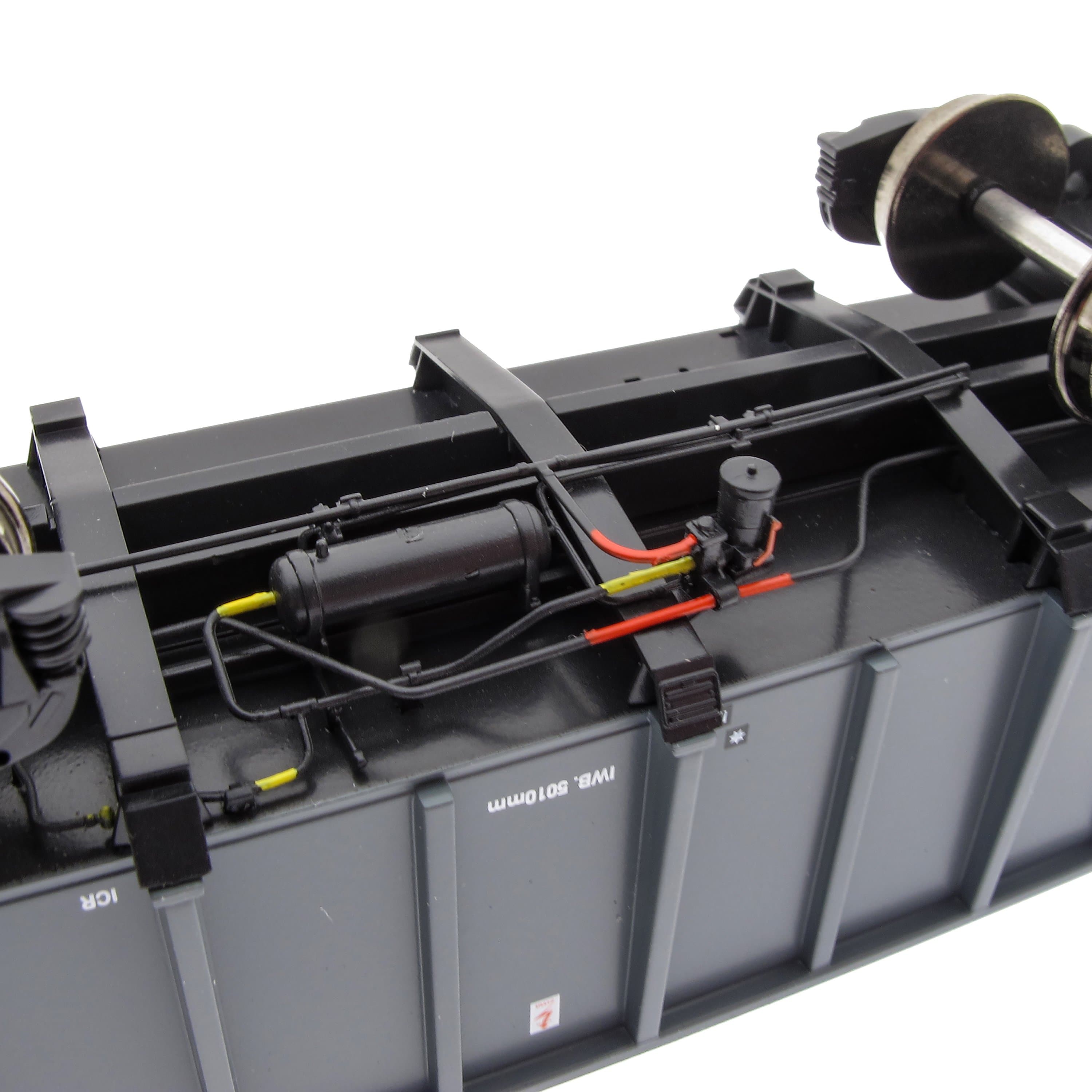 Pack basculeur de bogie PTA/JTA+JUA-Gris acier britannique et orange (extérieur) 