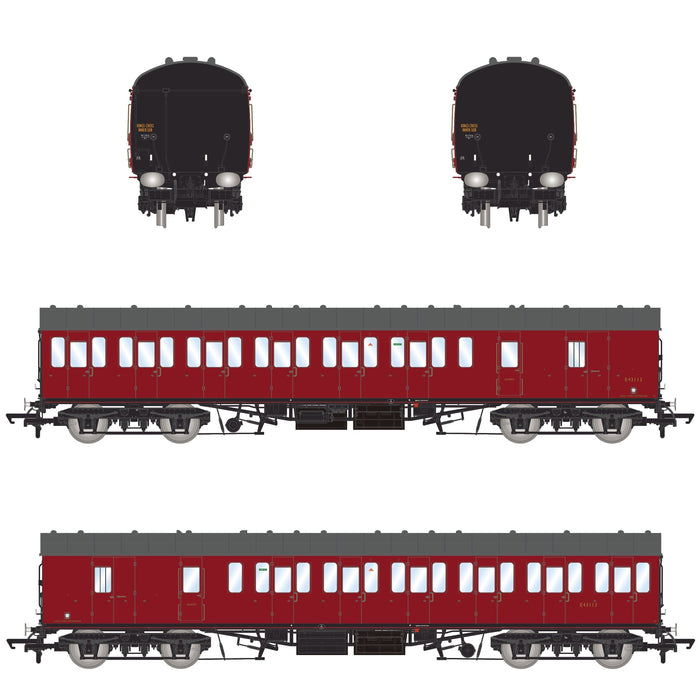 BR Mk1 57' Non-Gangway Coach - BT - BR Carmine Red: E43113