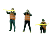 Équipe de recherche Accurascale-Pack de trois figurines-Échelle OO (1/76e) 