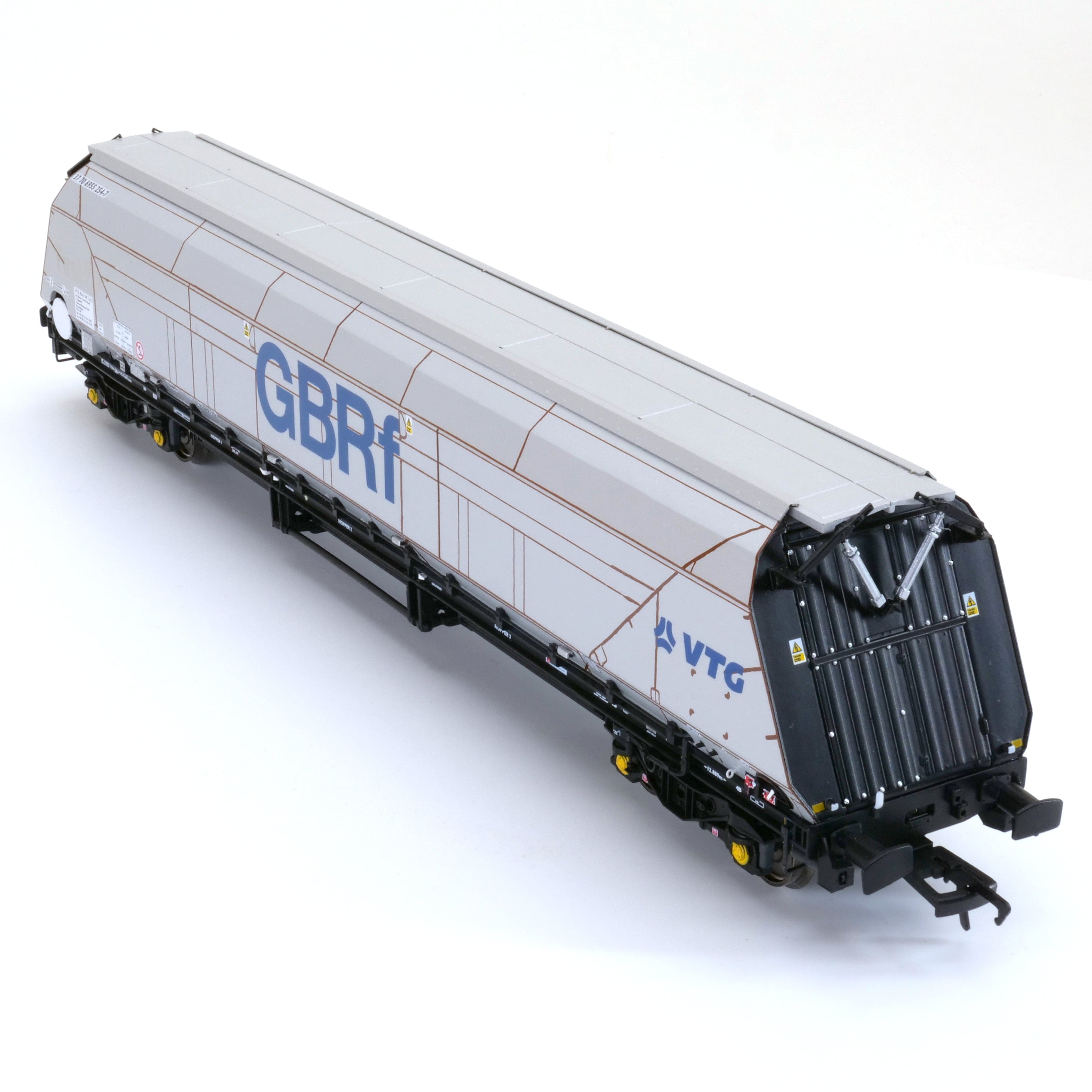 Wagon-trémie à bogies pour biomasse IIA-GBRf / VTG-Pack 2