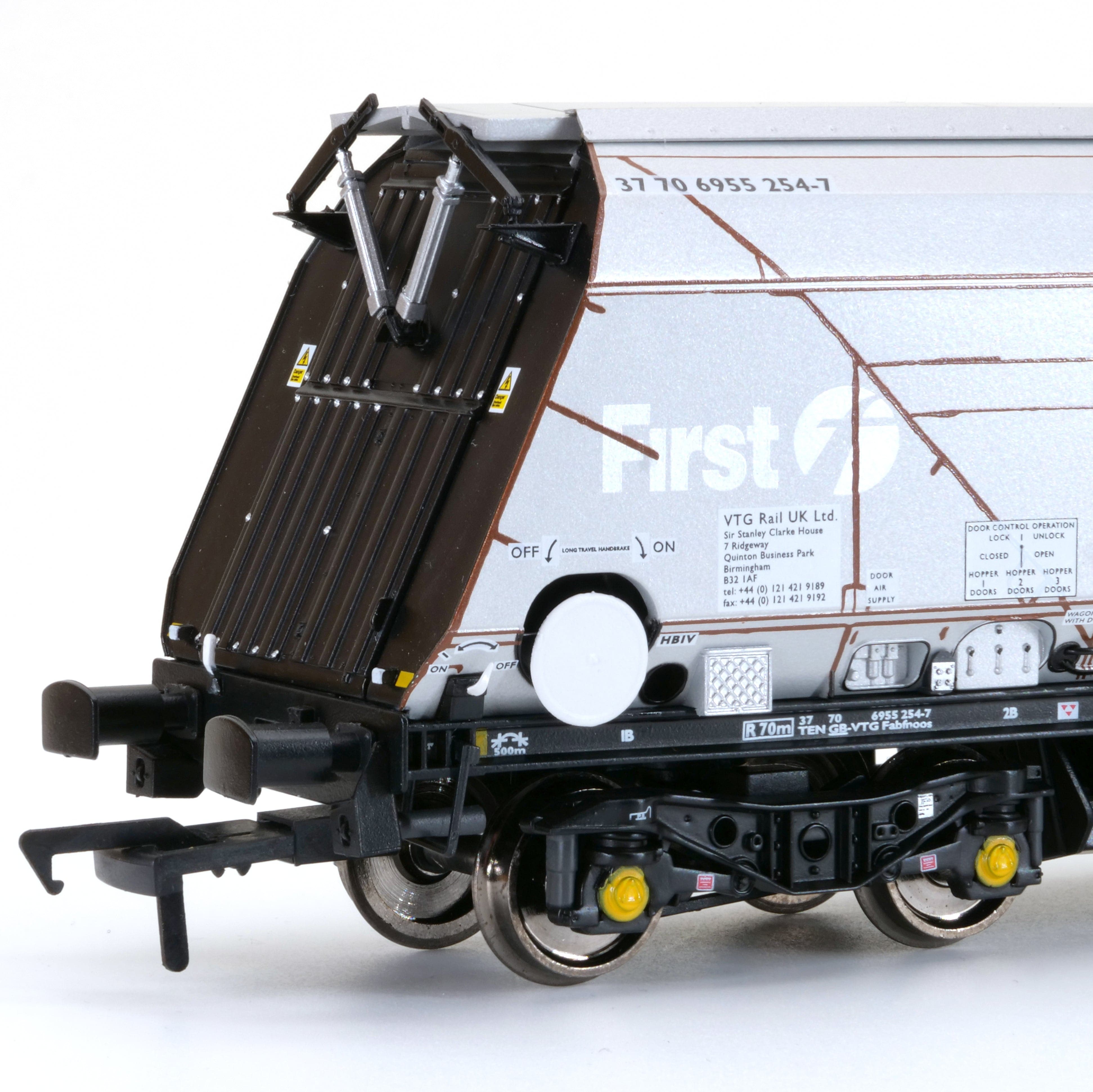 Wagon-trémie à bogies pour biomasse IIA-GBRf / VTG-Pack 2