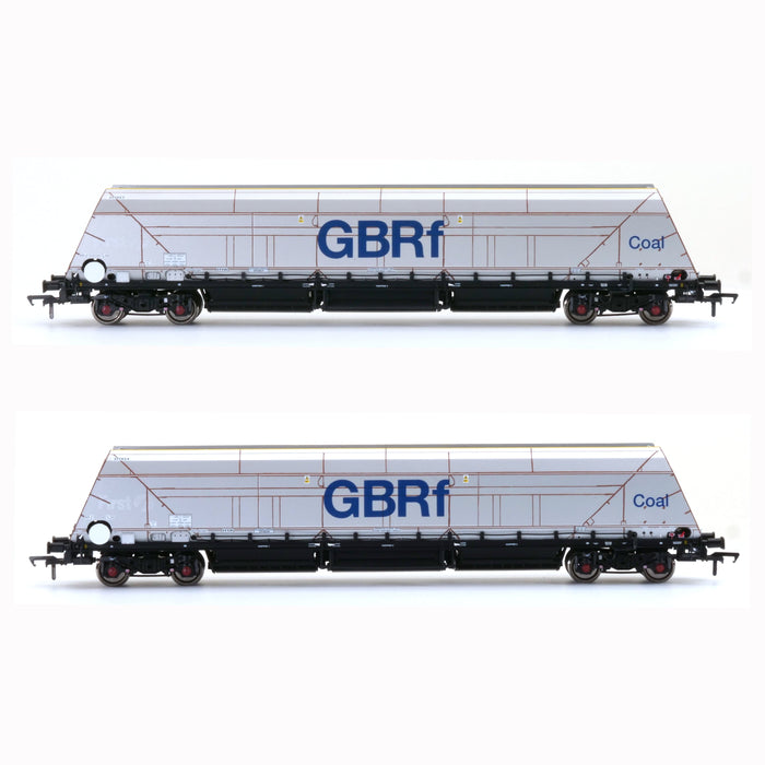 HYA Bogie Hopper Wagon - GBRf Coal Branding - Pack 2
